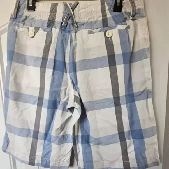 Urban Pipeline Blue/White/Grey Plaid Cargo Shorts (Size 32) - Picture 2 of 3